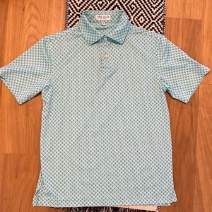 Boys Peter Millar Golf Polo w Skulls. Excellent pre-worn condition.